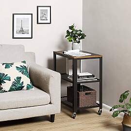 home24 Servierwagen 60 x 78 x 40cm Braun