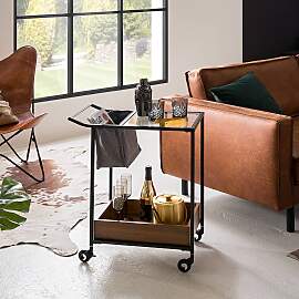 home24 Servierwagen Donard 58 x 70 x 35cm