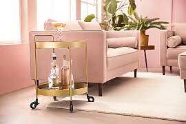 home24 Servierwagen GLENDING 46 x 63 x 47cm