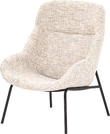 home24 Sessel Tantia Beige Strukturstoff Trinu 73
