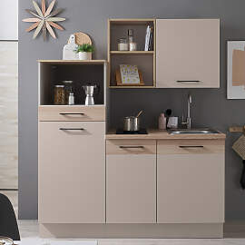 home24 Singleküche Padeda Breite 165 cm 165 x 210 