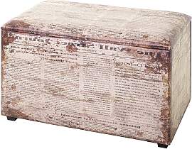 home24 Sitztruhe Rocester 65 x 40 x 42cm Braun
