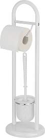home24 Stand WC-Garnitur Siena Edelstahl