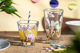 home24 Trinkglas a 6er-Set 11cm Grün