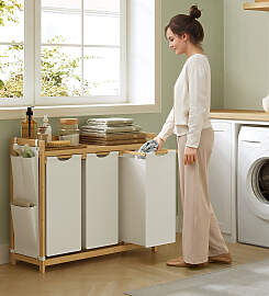 home24 Wäschekorb Kabai 98cm