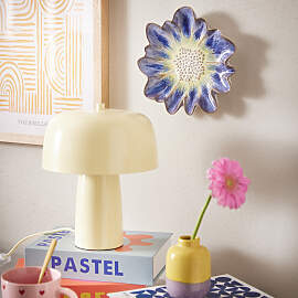 home24 Wanddekoration 21 x 3 x 21cm Blau/Blau