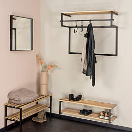 home24 Wandgarderobe Norton - 100 cm 100 x 76 x
