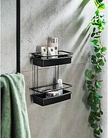 home24 Wandregal Molinella Edelstahl rostfrei,