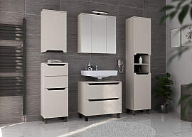 home24 Waschbeckenunterschrank 70 x 60 x 40cm Beige