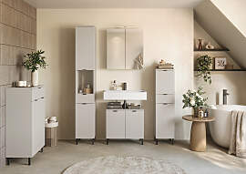 home24 Waschbeckenunterschrank Arcena 60 x 56 x