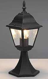 home24 Wegeleuchte Livenza 17 x 40 x 17cm Schwarz