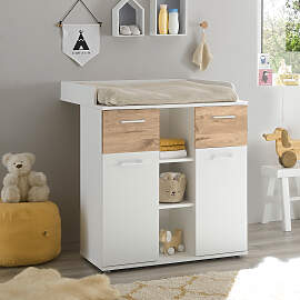 home24 Wickelkommode Tresnico 89 x 100 x 78cm