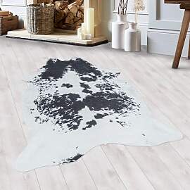 HomebyHome Fell Teppich Flachgewebt Kunstfell