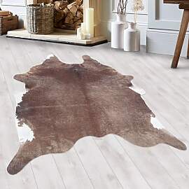 HomebyHome Fell Teppich Flachgewebt Kunstfell