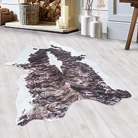 HomebyHome Fell Teppich Flachgewebt Kunstfell