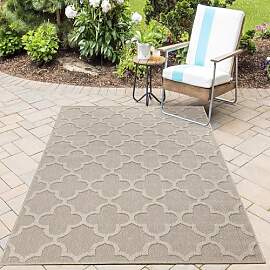 HomebyHome In& Outdoor Teppich Wetterfest,
