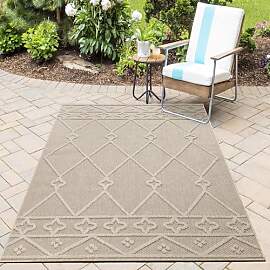 HomebyHome In& Outdoor Teppich Wetterfest,