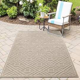 HomebyHome In& Outdoor Teppich Wetterfest,
