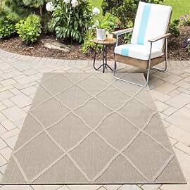 HomebyHome In& Outdoor Teppich Wetterfest,