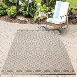 HomebyHome In& Outdoor Teppich Wetterfest,