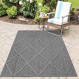 HomebyHome In& Outdoor Teppich Wetterfest,