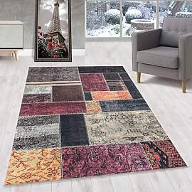 HomebyHome Kurzflor Teppich Läufer Flur 80x250 cm 