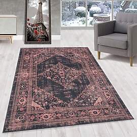 HomebyHome Kurzflor Teppich Läufer Flur 80x250 cm 