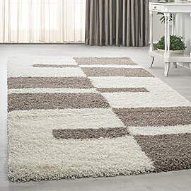 HomebyHome Shaggy Teppich Läufer Flur 100 x 200