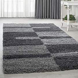 HomebyHome Shaggy Teppich Läufer Flur 80 x 250 cm 
