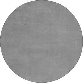 HomebyHome Teppich Wohnzimmer 160 cm Rund Grau