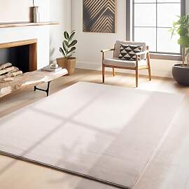 HomebyHome Teppich Wohzimmer 120x170cm Beige