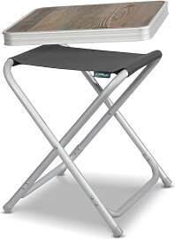 Homecall 2 IN 1 Campinghocker Faltbar mit