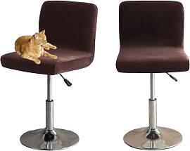 HOMECOVER Barhocker Bezüge Mit Rückenlehne,