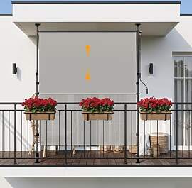 HOMEDEMO Senkrechtmarkise Außen, Vertikalmarkise