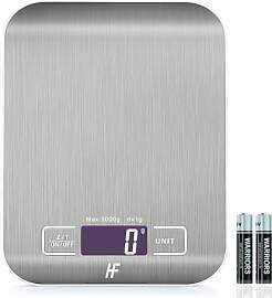 HomeFashion Digitale Küchenwaage 5kg 1g 11lb