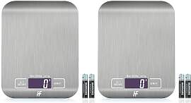 HomeFashion Digitale Küchenwaage 5kg 1g 11lb