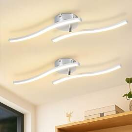 Homefire 2ER Deckenlampe LED Deckenleuchte Küche: 