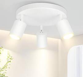 Homefire Deckenstrahler 3 Flammig Deckenlampe Rund 