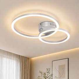 Homefire LED Deckenlampe Wohnzimmer Deckenleuchte