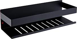 HomeHeng Duschablage Ohne Bohren Mattschwarz,