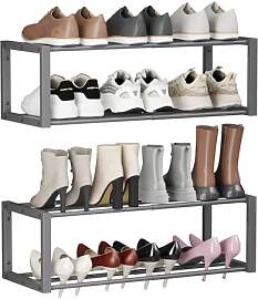 Homeiju Hängender Schuh-Organizer, 2 Stück,