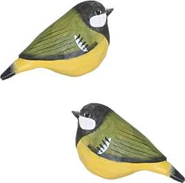 Homeily 2 Stück Vogelschmuck Aus Holz,