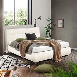 HOMELIV. Boxspringbett Seattle Kunstleder