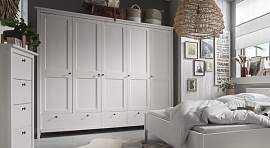 HOMELIV. Drehtüren-Kleiderschrank Wanja Kiefer