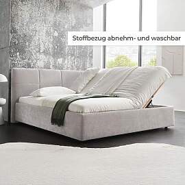 HOMELIV. Polsterbett SwitchIT Chester Webstoff mit 