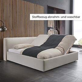 HOMELIV. Polsterbett SwitchIT Cordoba Webstoff mit 