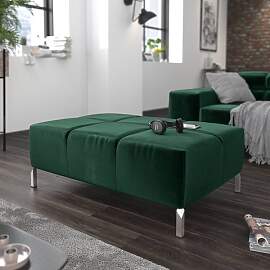 HOMELIV. Polsterhocker Cambridge Velours