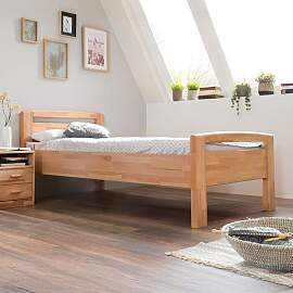HOMELIV. Seniorenbett Luise Komfort Kernbuche