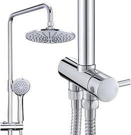 HOMELODY Duschsystem ohne Armatur, Regendusche mit 