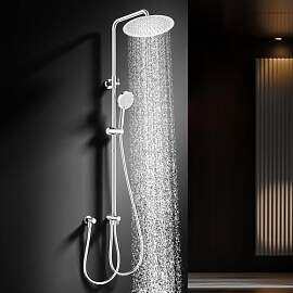 HOMELODY Regendusche Duschsystem ohne Armatur,